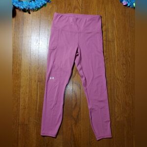 Under Armour Pink Cropped Leggings